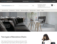 Tablet Screenshot of barcelonachairshop.com